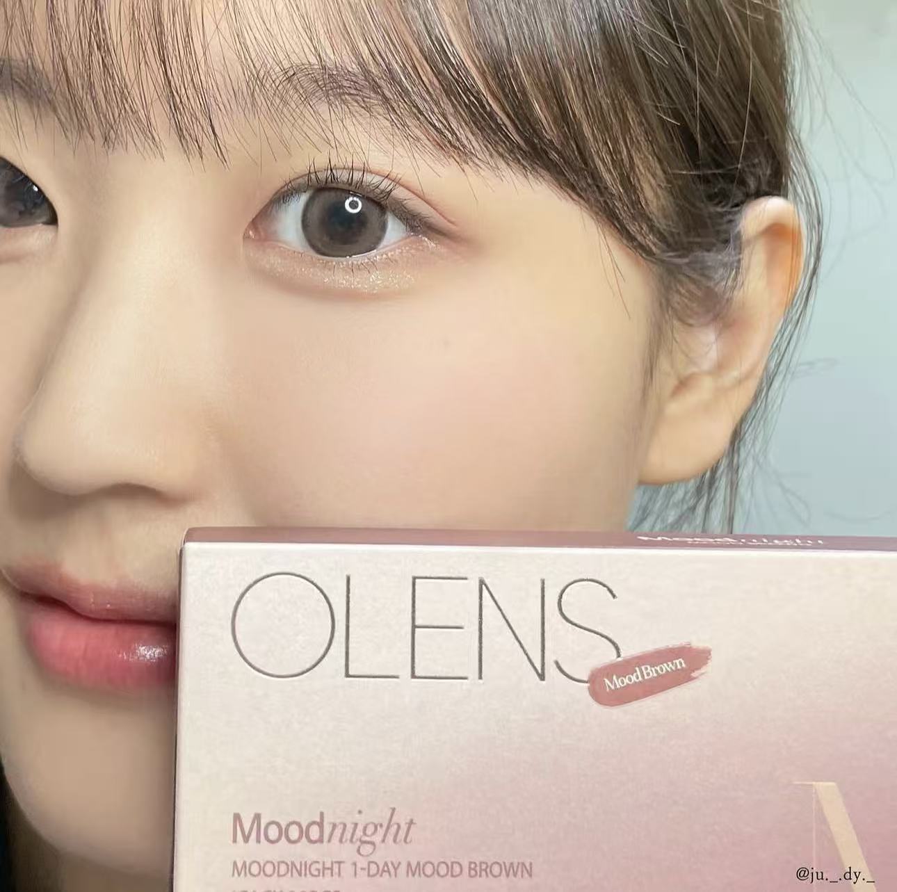 韓國Olens Moodnight Brown散光月拋1片裝
