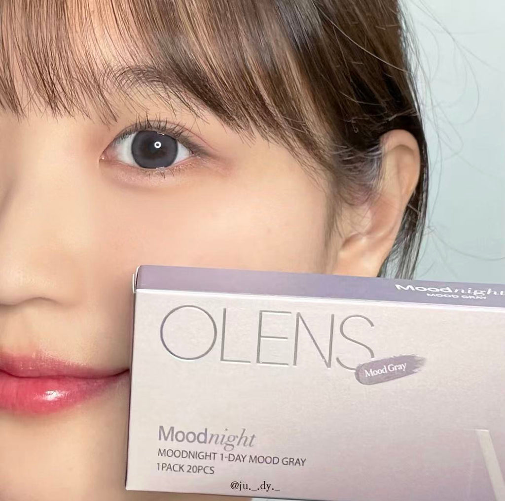 韓國Olens Moodnight Gray散光月拋1片裝