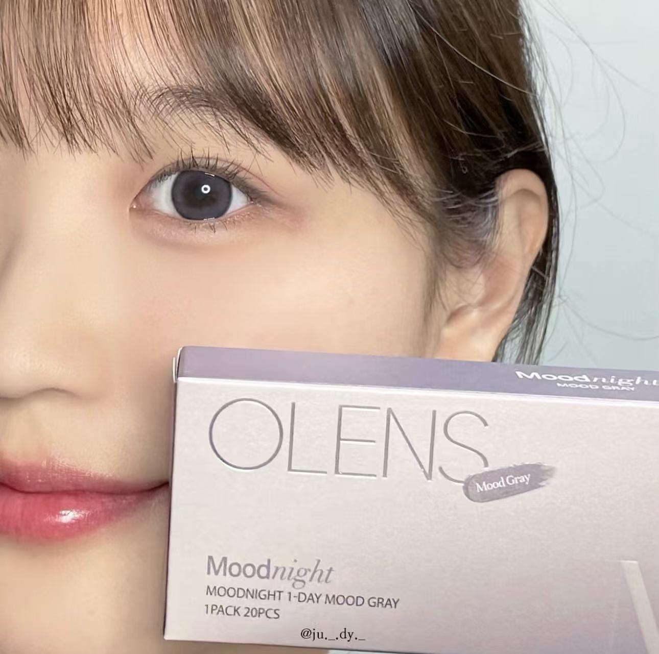 韓國Olens Moodnight Gray散光月拋1片裝