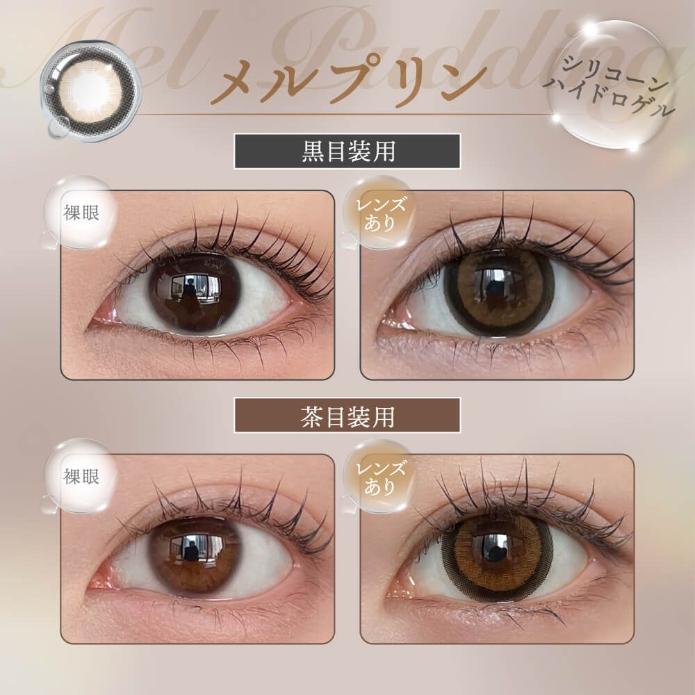 2盒$248｜日本Honey Drops Mel Pudding系列月拋2片裝