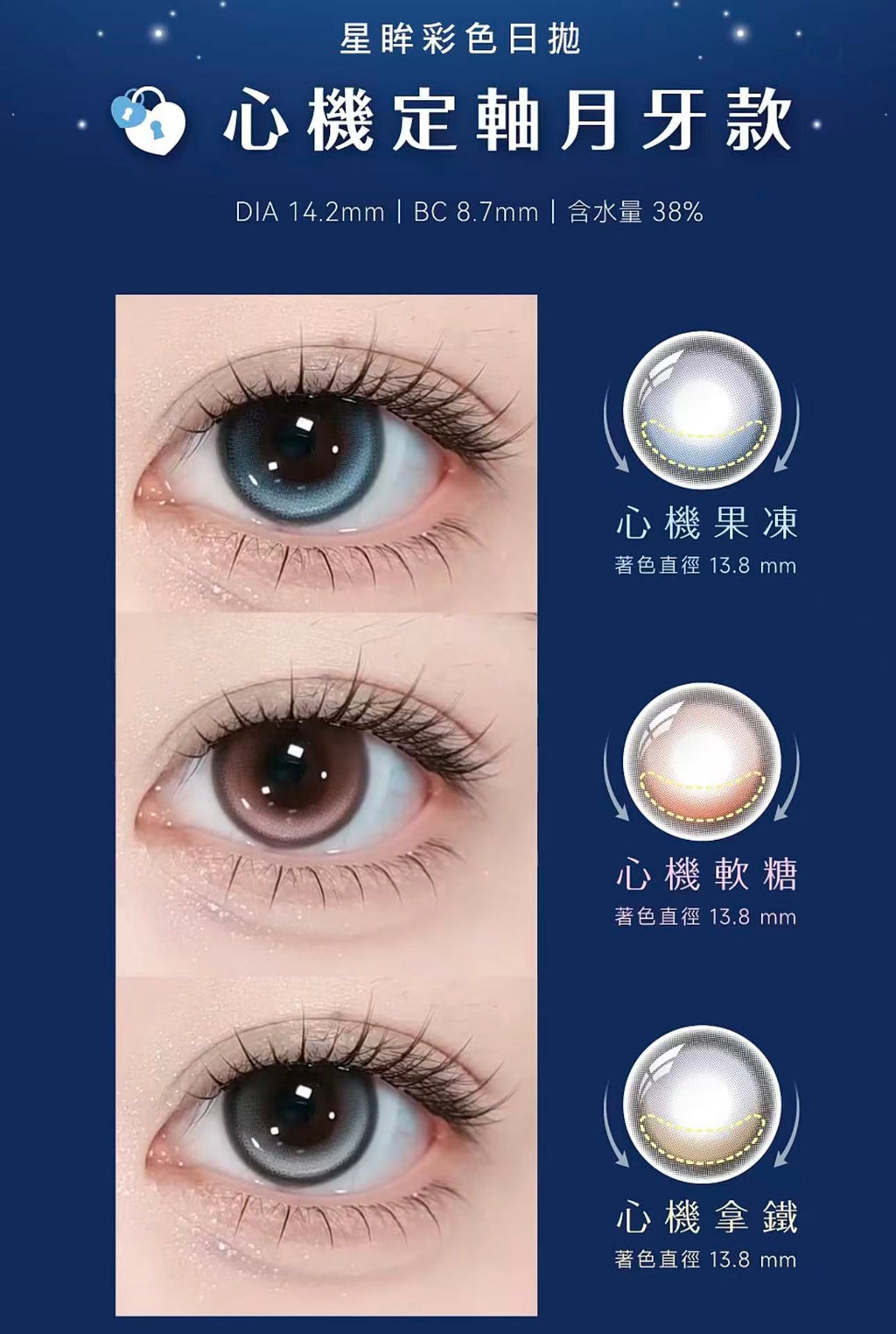 軸定軸｜海昌心機果凍日拋10片裝