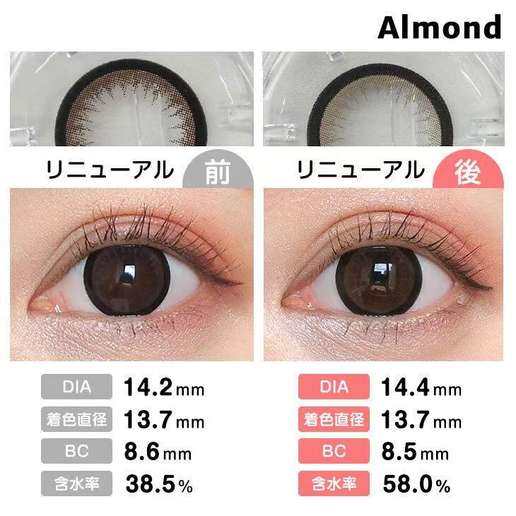 3盒$345｜日本Bambi Series Almond日拋10片裝