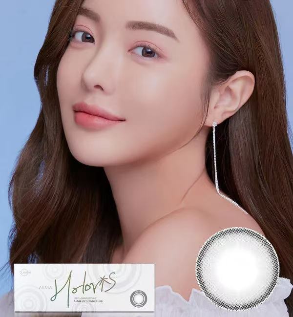 4盒$636｜韓國Lensme Holoris Mid Gray日拋30片裝