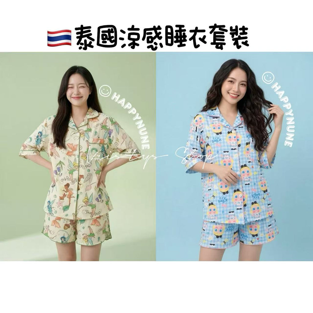 現貨｜泰國卡通涼感睡衣套裝