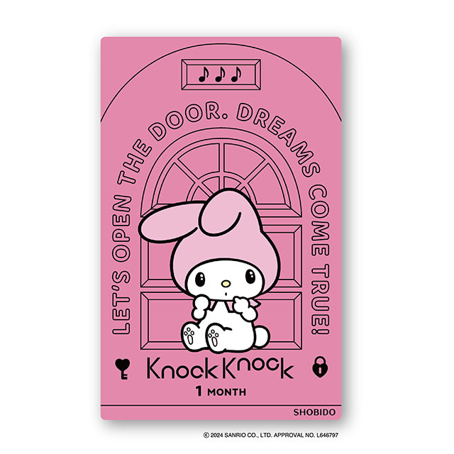 日本Knock Knock×MyMelody♡MELODY[onpu]月拋2片裝